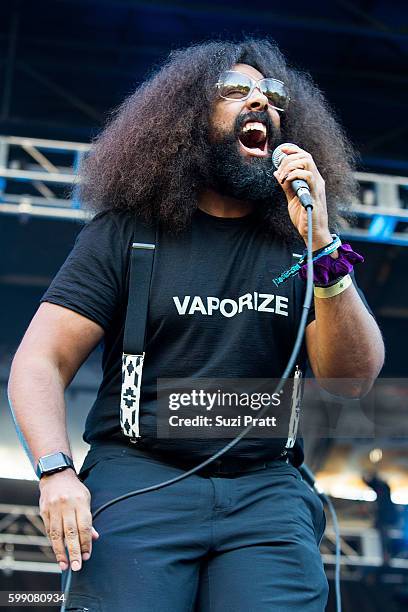 Reggie Watts performs at Bumbershoot at Seattle Center on September 3, 2016 in Seattle, Washington.