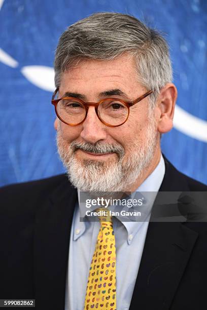 Director John Landis attends the photocall of 'An American Werewolf in London' during the 73rd Venice Film Festival at Sala Darsena on September 4,...