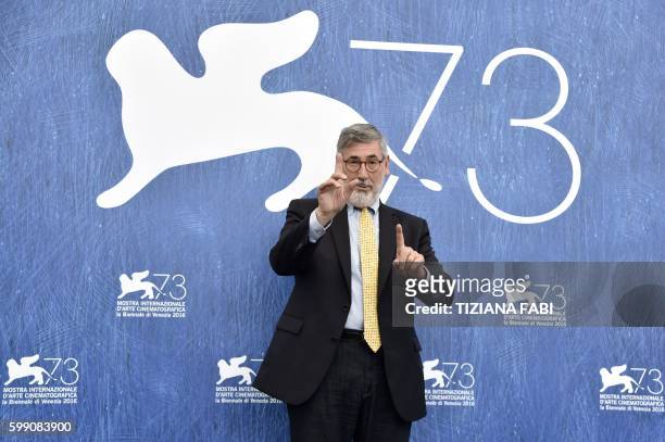 Director John Landis attends the photocall of the movie "An American Werewolf In London" presented in the selection "Venice Classics" at the 73rd...