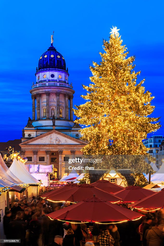 Berlin, christmas market Gendarmenmarkt