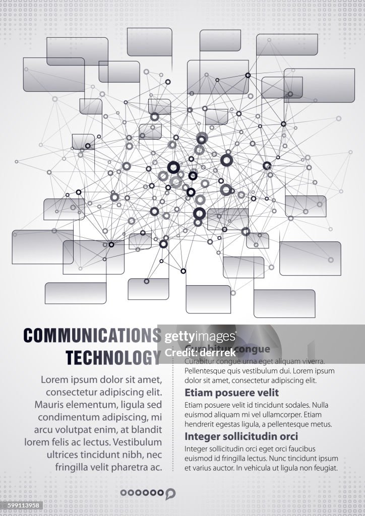 Technology In Communication Smart Phone Communications Technology High-Res Vector Graphic - Getty ...