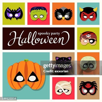 TOYANDONA Lot De 2 Masques D'Halloween Pour Adultes - Accessoires Scène Et Fête
