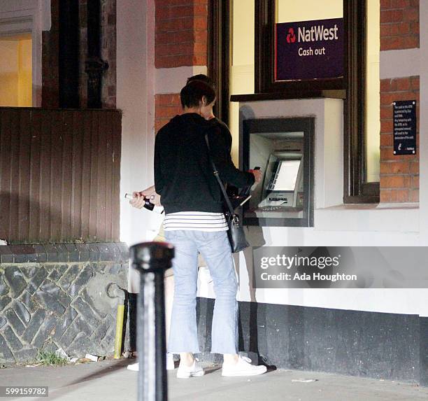 Carol McGiffin and Mark Cassidy are pictured enjoying a night out on August 26, 2016 in London, England.