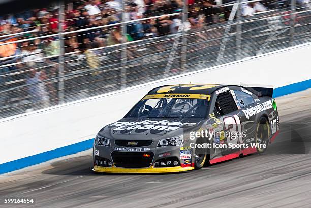 Chase contender, Ryan Newman, driver of the Quicken Loans Chevrolet during the NASCAR Sprint Cup Series AAA 400 at Dover International Speedway in...