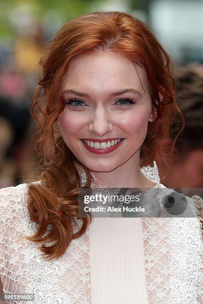 Actress Eleanor Tomlinson attends a preview screening for series two of BBC drama 'Poldark' at the White River Cinema on September 4, 2016 in St...