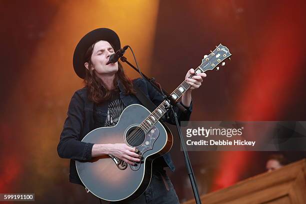 James Bay performs at Electric Picnic Festival at Stradbally Hall Estate on September 4, 2016 in Laois, Ireland.