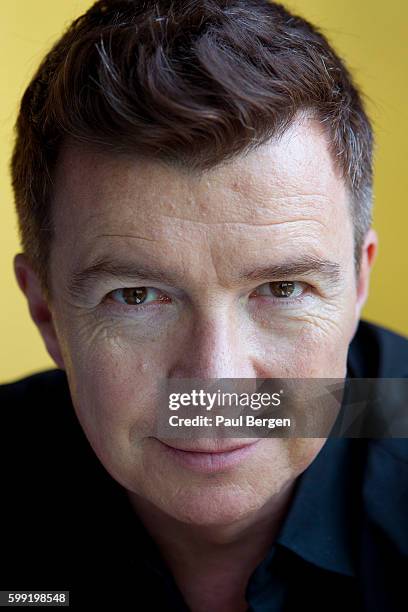 Portrait of British singer Rick Astley, Amsterdam, Netherlands, 12th May 2016.