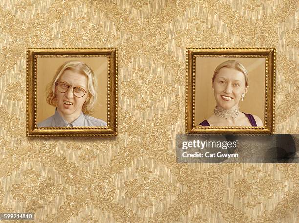 makeover before and after - voor en na stockfoto's en -beelden