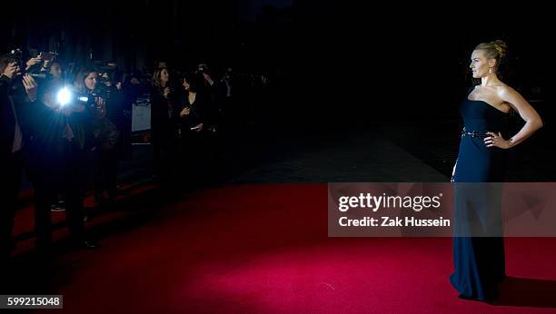 Kate Winslet arriving at the gala screening of Steve Jobs on the closing night of the BFI London Film Festival