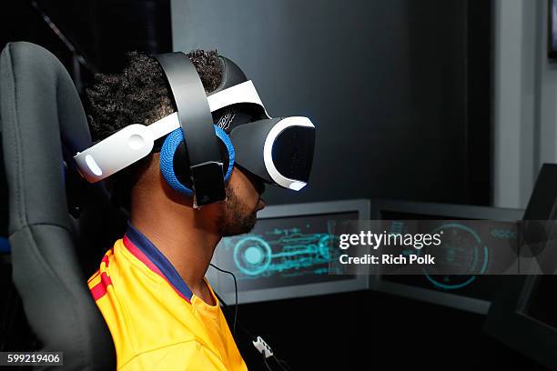 Player D'Angelo Russell attends The Ultimate Fan Experience, Call Of Duty XP 2016, presented by Activision, at The Forum on September 3, 2016 in...