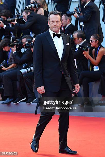 Vince Vaughn attends the premiere of 'Hacksaw Ridge' during the 73rd Venice Film Festival at Sala Grande on September 4, 2016 in Venice, Italy.
