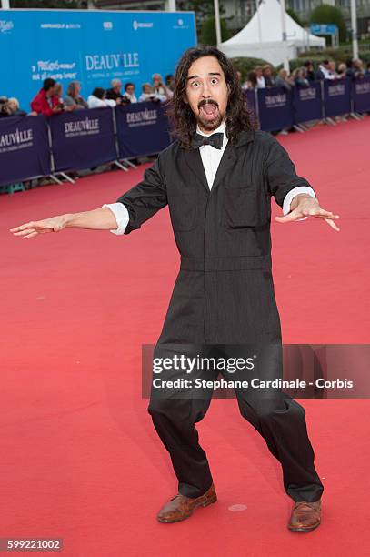 Director Jason Lew attends the "Where To Invade Next" Premiere during the 42nd Deauville American Film Festival, on September 4, 2016 in Deauville,...