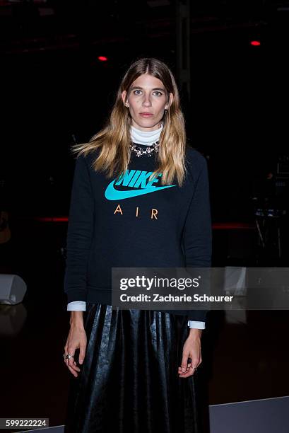 Veronika Heilbrunner attends the Zalando fashion show during the Bread & Butter by Zalando at arena Berlin on September 4, 2016 in Berlin, Germany.