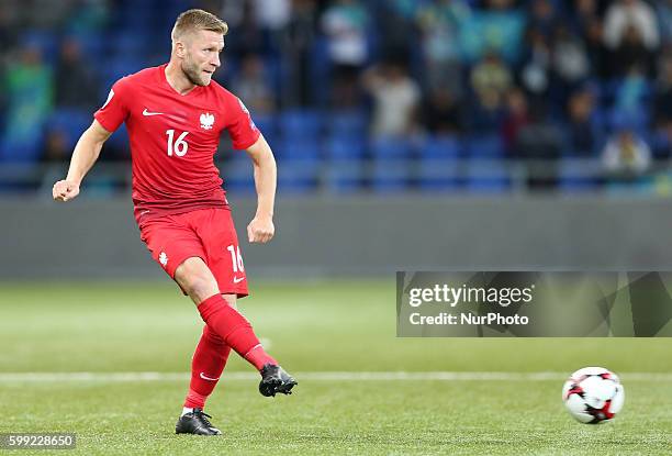 Jakub Blaszczykowski , during the World Cup 2018 football qualification match between Kazakhstan and Poland in Astana, Kazakistan on September 4,...