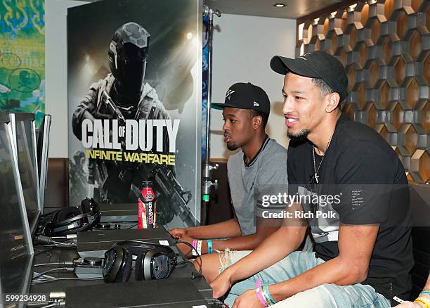 Player Andre Roberson attends The Ultimate Fan Experience, Call Of Duty XP 2016, presented by Activision, at The Forum on September 4, 2016 in...