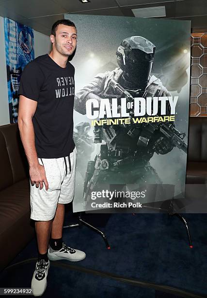 Player Larry Nance Jr. Attends The Ultimate Fan Experience, Call Of Duty XP 2016, presented by Activision, at The Forum on September 4, 2016 in...