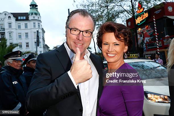 Clemens Toennies and Margit Toennies attend the 'Nacht der Legenden' at Schmidts Tivoli on September 04, 2016 in Hamburg, Germany.