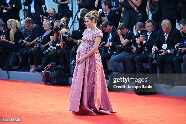 Teresa Palmer attends the premiere of 'Hacksaw Ridge' during the 73rd Venice Film Festival at Sala Grande on September 4, 2016 in Venice, Italy.