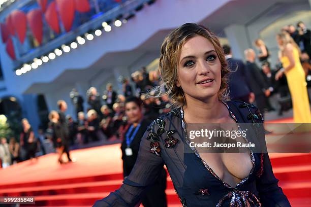 Carolina Crescentini attends the premiere of 'Hacksaw Ridge' during the 73rd Venice Film Festival at Sala Grande on September 4, 2016 in Venice,...