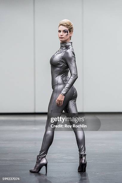 Fans in CosPlay during "Star Trek: Mission New York" day 3 at Javits Center on September 4, 2016 in New York City.