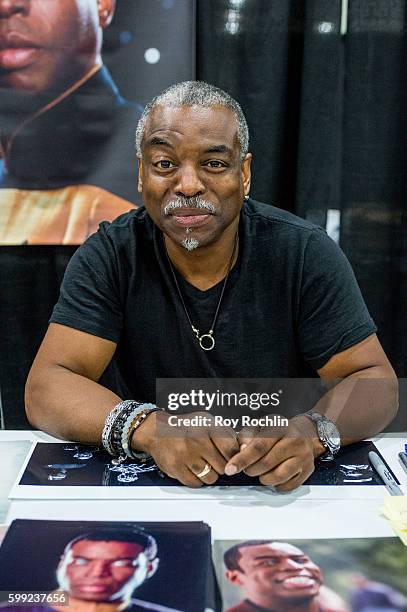 Actor LeVar Burton attends Star Trek: Mission New York day 3 at Javits Center on September 4, 2016 in New York City.