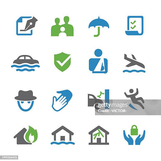 insurance icons - spry series - burglar stock illustrations
