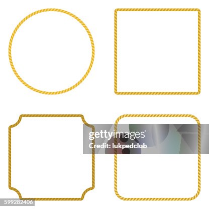 Rope Frame Vector High-Res Vector Graphic - Getty Images