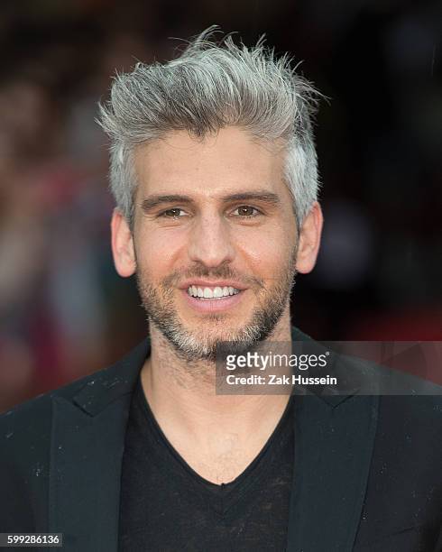 Max Joseph arriving at the European Premiere of We Are Your Friends at the Ritzy Brixton in London.