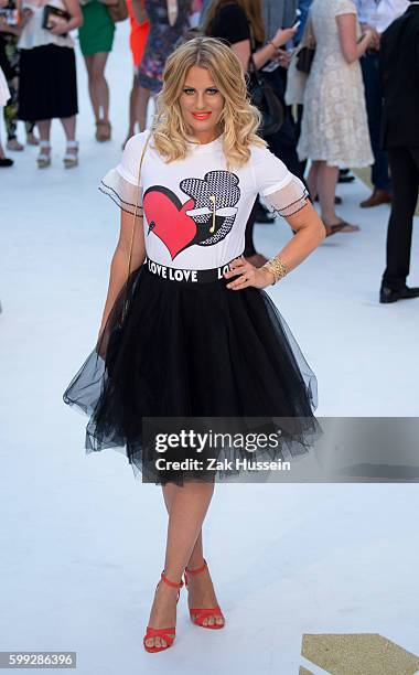 Danielle Armstrong arriving at the European Premiere of Magic Mike XXL in Leicester Square, London.