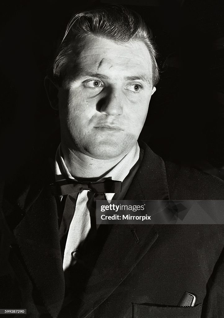 Youth Culture Teddy boy Tony Reuter leader of the Elephant Boys gang 1955 People 2393