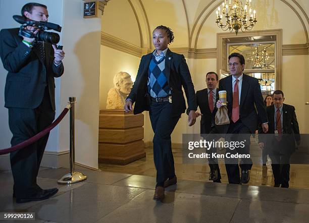 House Majority Leader Eric Cantor , arrives at the U.S. Capitol in Washington, D.C., on Tues Jan 1, 2013. U.S. Lawmakers worked hard toward a...