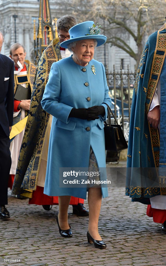 UK - The Royal Family Attend Commonwealth Service in London