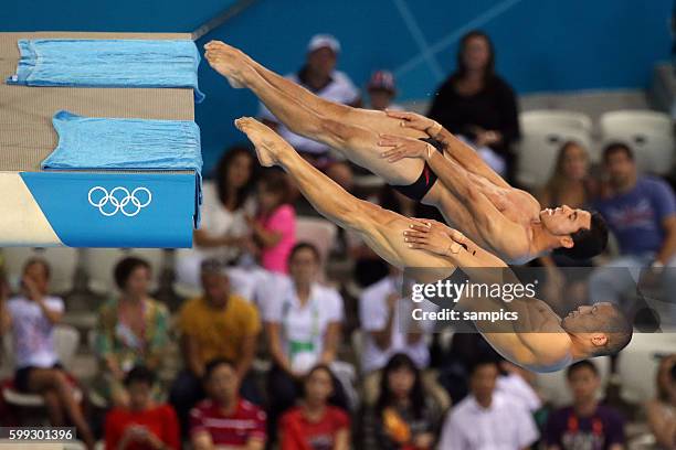 Jose Antonio GUERRA , Jeinkler AGUIRRE Olympische Sommerspiele 2012 London : Synchronspringen Männer 10m Turm Olympic Games 2012 London : Mennn 's...