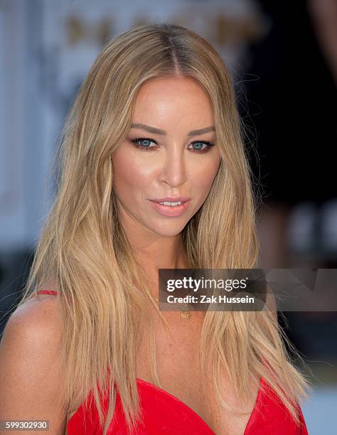 Lauren Pope arriving at the European Premiere of Magic Mike XXL in Leicester Square, London.