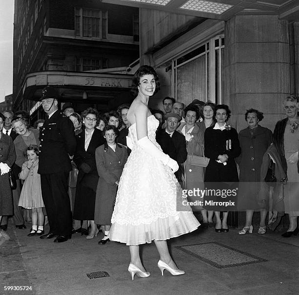 Daily Mirror Debutants Ball 1958 at the Dorchester Hotel in London, 7th May 1958.