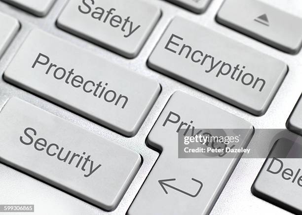 encryption button on keyboard - top secret confidential stock pictures, royalty-free photos & images