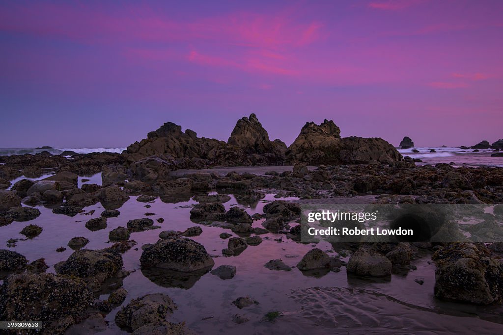 Pacific Ocean At Dawn