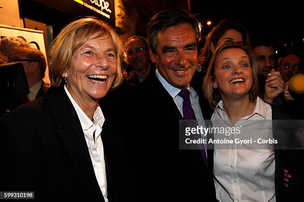 Campaign Municipal Paris V, the UMP candidate Florence Berthout opens campaign office of the 5th district with the support of NKM Nathalie...