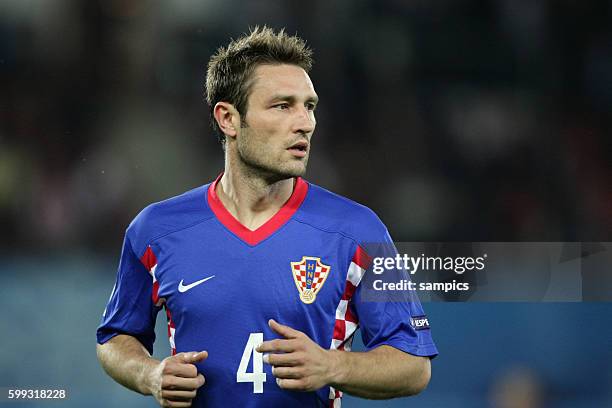 Robert Kovac of Croatia during the UEFA EURO 2008 quarter final match between Croatia and Turkey at the Ernst Happel stadium in Vienna, Austria....