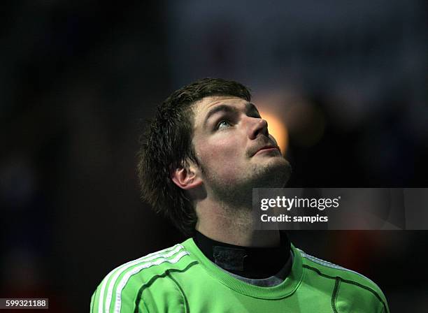 Carsten Lichtlein of Germany during the IHF World Championships match against Serbia in Croatia.