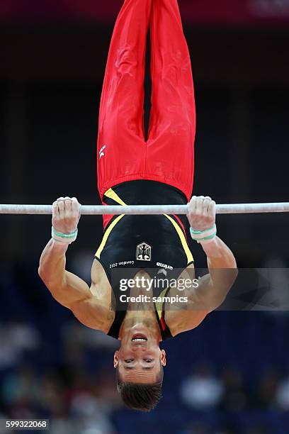 Marcel Nguyen am Reck Olympische Sommerspiele 2012 London : Turnen Männer Qualifikation Olympic Games 2012 London : Gymnastics Men Qualifikation...