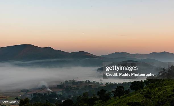 araku valley, mists - visakhapatnam stock pictures, royalty-free photos & images