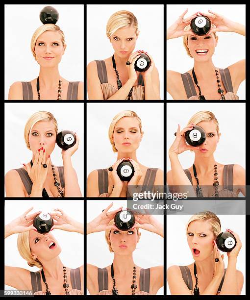 Model Heidi Klum is photographed for Item Magazine in 2006. PUBLISHED IMAGE.