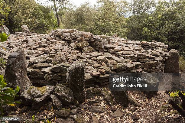 palliers dolmen - gard stock-fotos und bilder