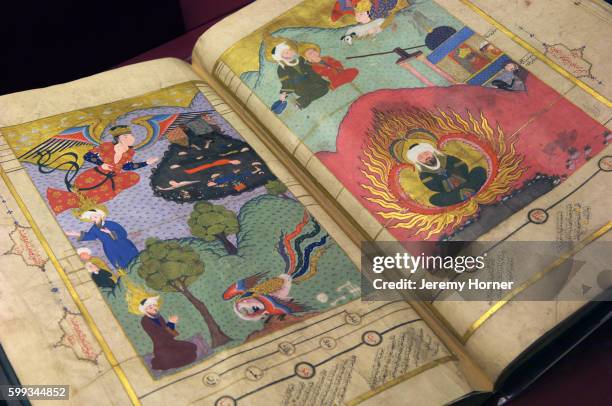 zubdat al- tawarikh manuscript - osmanisches reich stock-fotos und bilder