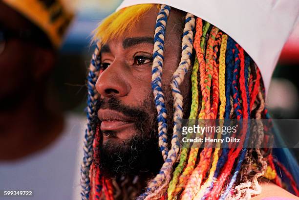 George Clinton During Music Video Shoot