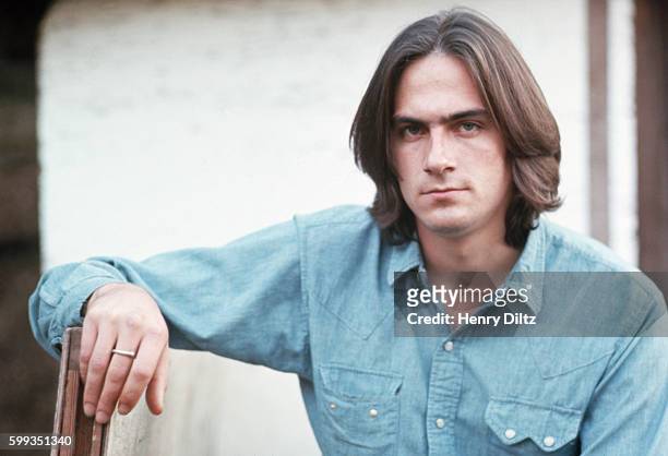 Singer and songwriter James Taylor.