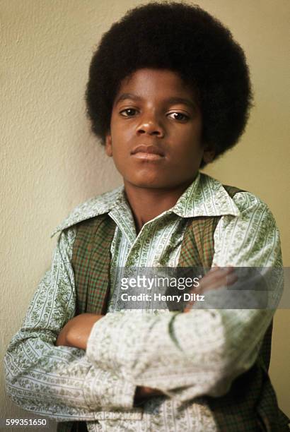 Michael Jackson, the young star of the Jackson Five.