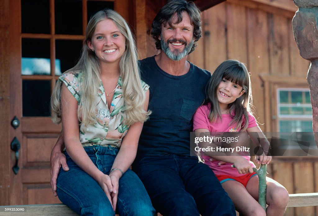 Kristofferson and Family at Home