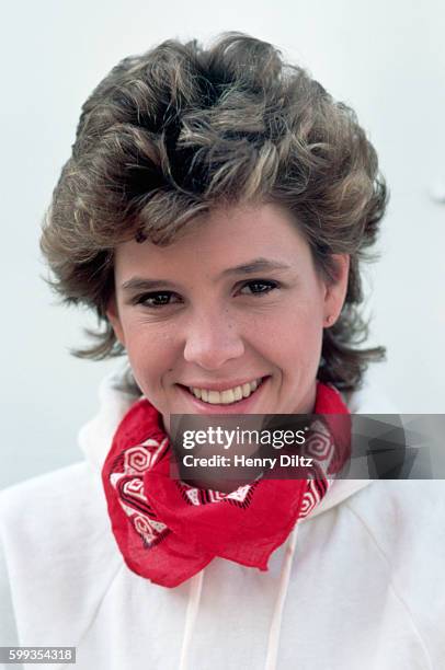 Kristy McNichol Wearing a Bandana